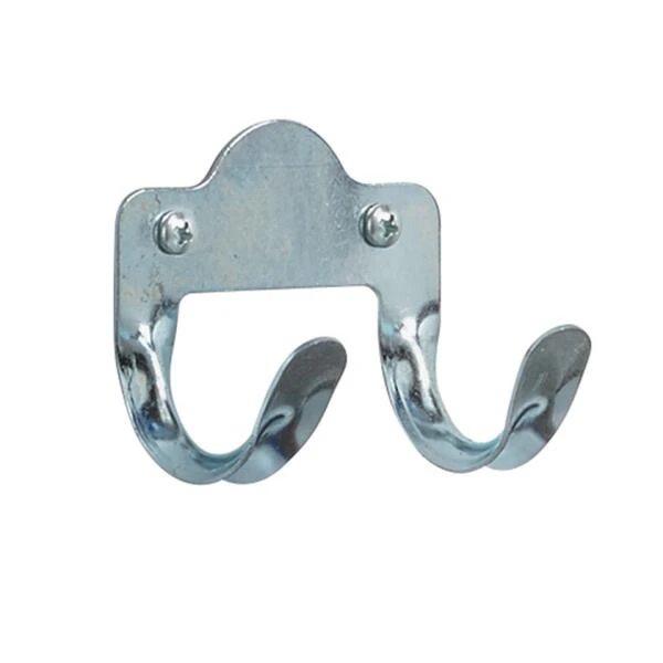 Dubbele Gereedschapshaak - Verzinkt Staal - Set Van 5 Stuks 3 Dubbele Gereedschapshaak - Verzinkt Staal - Set Van 5 Stuks