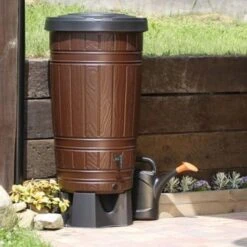 Regenton Woody Met Houtlook- 265 Liter -Tuinadvies regenton woody 265 liter 1484068033 3 600