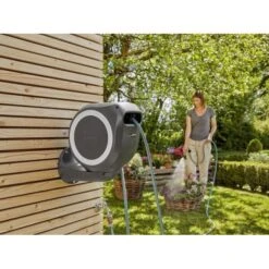 Wandslangenbox GARDENA RollUp Wit - S - 15 M -Tuinadvies wandslangbox rollup s gardena 1617258486 2 600