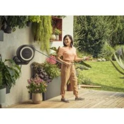 Wandslangenbox GARDENA RollUp Wit - S - 15 M -Tuinadvies wandslangbox rollup s gardena 1617258486 3 600